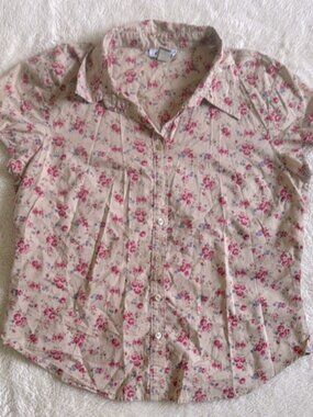 Vintage Tam Floral Button Down Shirt